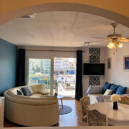 Appartement 80 m2,Port Rhodes D-2 chambres, terrasse panoramique, vue sur le canal principal d’Empuriabrava Extérieur photo