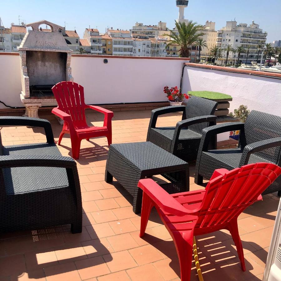 Appartement 80 m2,Port Rhodes D-2 chambres, terrasse panoramique, vue sur le canal principal d’Empuriabrava Extérieur photo